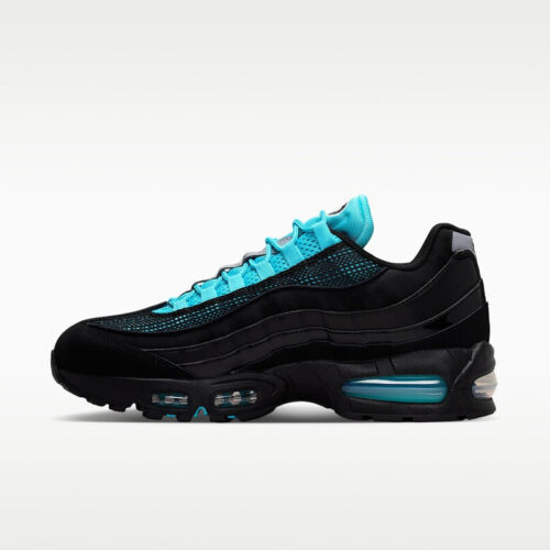Nike Air Max 95 - Black Gamma Blue Metallic Silver Chrome