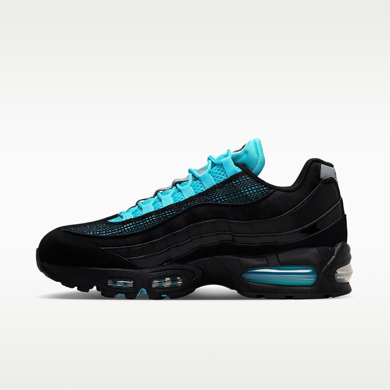 Nike Air Max 95 - Black Gamma Blue Metallic Silver Chrome